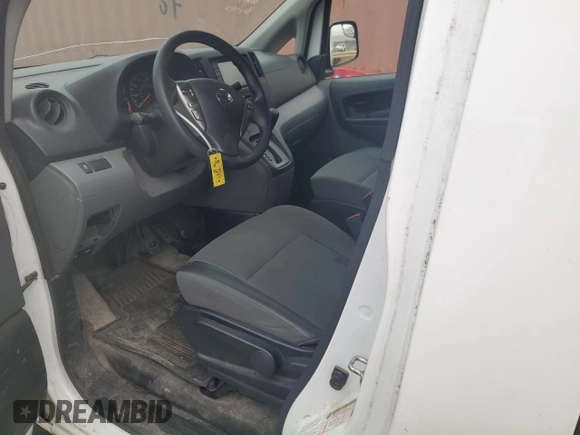 2021 Nissan NV200 SV with VIN 3N6CM0KNXMK702459, listed as a Copart auction lot 53709105 with 214,389 mi miles and Salvage title. Bid and sale history available at DreamBid. Image 7.