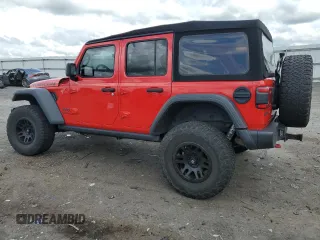 2018 Jeep Wrangler Unlimited Rubicon z VIN 1C4HJXFN3JW279812, wystawiony jako Copart lot #55626055 z przebiegiem 53 115 mil mil oraz Szkoda całkowita • Salvage title. Historia ofert i sprzedaży dostępna na DreamBid. Obrazek 2.