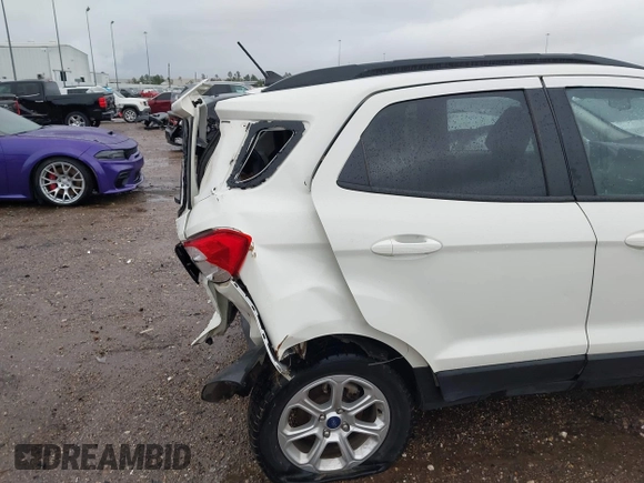 2020 Ford EcoSport SE with VIN MAJ6S3GL2LC362667, listed as a IAAI auction lot 41510765 with 76,311 mi miles and . Bid and sale history available at DreamBid. Image 19.