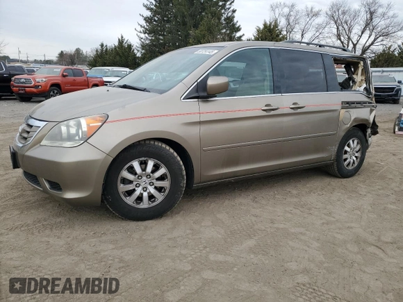 2010 Honda Odyssey EX with VIN 5FNRL3H46AB075666, listed as a Copart auction lot 50724145 with 57,773 mi miles and Salvage Title. Bid and sale history available at carsss.com. Image 1.