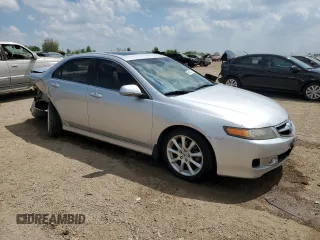 2006 Acura TSX with VIN JH4CL96876C039423, listed as a Copart auction lot 56887015 with 165,274 mi miles and Salvage title. Bid and sale history available at DreamBid. Image 4.