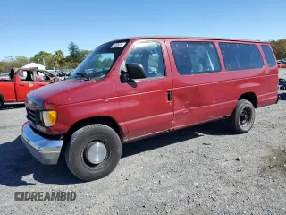 1993 Ford Econoline Wagon Super Custom z VIN 1FBJS31H8PHB15269, wystawiony jako Copart lot #75506814 z przebiegiem 194 492 mil mil oraz Szkody całkowita. Historia ofert i sprzedaży dostępna na DreamBid. Obrazek 1.