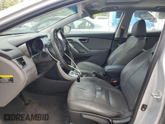 2012 Hyundai Elantra GLS z VIN KMHDH4AE3CU258954, wystawiony jako Copart lot #57435455 z przebiegiem 177 657 mil mil oraz Szkoda całkowita • Salvage title. Historia ofert i sprzedaży dostępna na DreamBid. Obrazek 7.