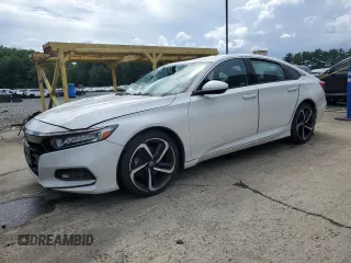 2020 Honda Accord Sport with VIN 1HGCV1F34LA153079, listed as a Copart auction lot 63094275 with 22,063 mi miles and Salvage title. Bid and sale history available at DreamBid. Image 1.