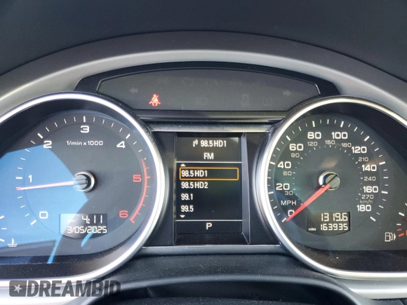 2012 Audi Q7 3.0L TDI Prestige with VIN WA1VMBFE2CD001456, listed as a Copart auction lot 48042065 with 163,935 mi miles and Clean Title. Bid and sale history available at carsss.com. Image 9.