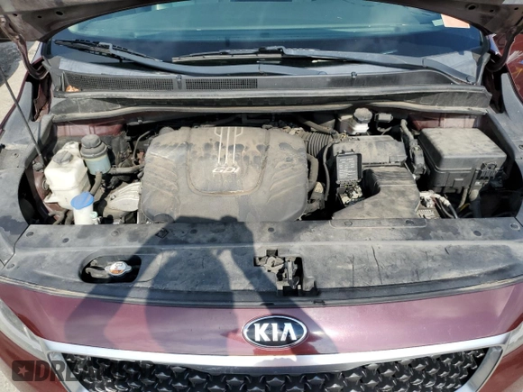 2017 Kia Sedona LX with VIN KNDMB5C12H6246716, listed as a Copart auction lot 72737494 with 143,942 mi miles and Clean Title. Bid and sale history available at carsss.com. Image 12.