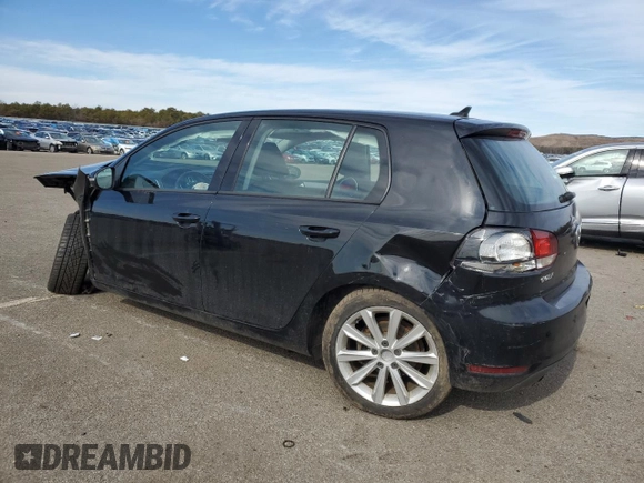2012 Volkswagen Golf TDI with VIN WVWNM7AJ8CW302793, listed as a Copart auction lot 45277555 with 128,113 mi miles and Salvage title. Bid and sale history available at DreamBid. Image 2.