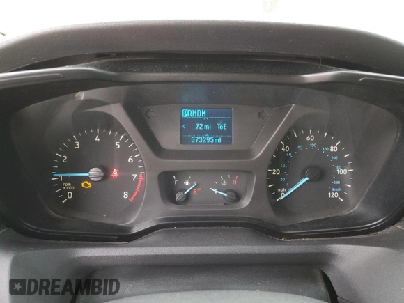 2015 Ford Transit XL with VIN 1FBAX2CM6FKA75622, listed as a Copart auction lot 49410195 with 373,295 mi miles and Salvage title. Bid and sale history available at DreamBid. Image 9.