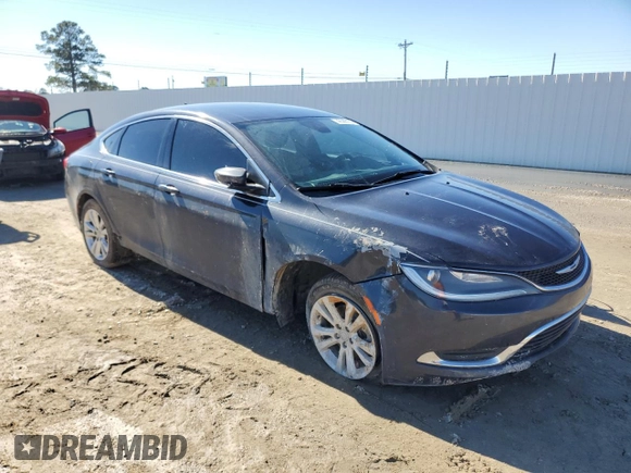 2016 Chrysler 200 Limited with VIN 1C3CCCABXGN192146, listed as a Copart auction lot 54161075 with 158,193 mi miles and Salvage Title. Bid and sale history available at carsss.com. Image 4.