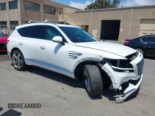 2023 Genesis GV80 with VIN KMUHBDSB8PU102875, listed as a IAAI auction lot 42370874 with 30,318 mi miles and . Bid and sale history available at DreamBid. Image 1.