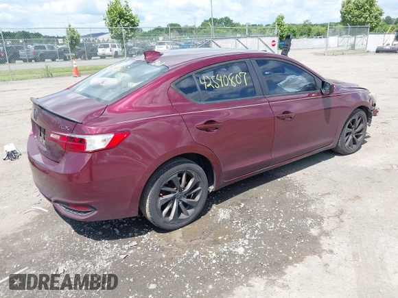2016 Acura ILX with VIN 19UDE2F39GA025985, listed as a IAAI auction lot 42540807 with 213,081 mi miles and . Bid and sale history available at DreamBid. Image 4.