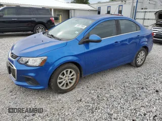 2017 Chevrolet Sonic LT with VIN 1G1JD5SH1H4164752, listed as a Copart auction lot 55977585 with 70,882 mi miles and Salvage title. Bid and sale history available at DreamBid. Image 1.