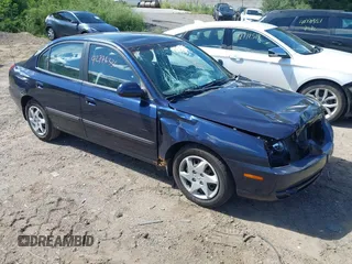 2004 Hyundai Elantra GLS with VIN KMHDN46D34U793440, listed as a IAAI auction lot 42776336 with 143,189 mi miles and . Bid and sale history available at DreamBid. Image 1.