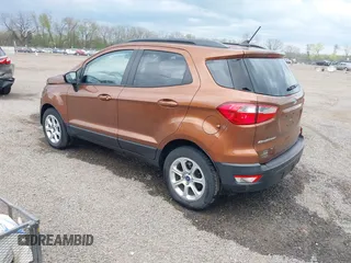 2018 Ford EcoSport SE with VIN MAJ3P1TEXJC229328, listed as a IAAI auction lot 42059911 with 27,531 mi miles. Bid and sale history available at carsss.com. Image 3.