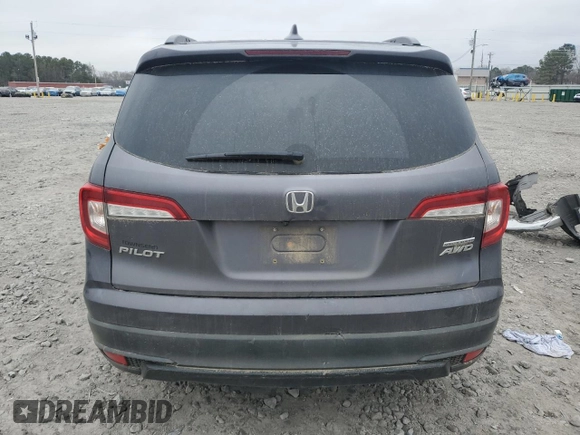 2022 Honda Pilot Special Edition with VIN 5FNYF6H2XNB040198, listed as a Copart auction lot 44027385 with 76,432 mi miles and Salvage Title. Bid and sale history available at carsss.com. Image 6.