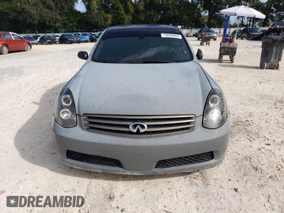 2005 Infiniti G35 with VIN JNKCV51E35M222777, listed as a Copart auction lot 73099604 with Not Provided miles and Salvage Title. Bid and sale history available at DreamBid. Image 5.