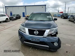 2015 Nissan Pathfinder SV with VIN 5N1AR2MN9FC703515, listed as a Copart auction lot 58198325 with 154,468 mi miles and Salvage title. Bid and sale history available at DreamBid. Image 14.