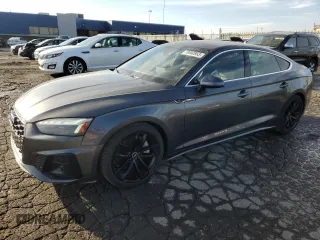 2021 Audi A5 Sportback S line Premium Plus with VIN WAUFACF56MA041922, listed as a Copart auction lot 78550953 with 9,673 mi miles. Bid and sale history available at carsss.com. Image 1.