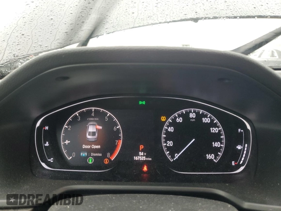 2018 Honda Accord Touring with VIN 1HGCV2F93JA046323, listed as a Copart auction lot 55622205 with 167,525 mi miles and Salvage title. Bid and sale history available at DreamBid. Image 9.