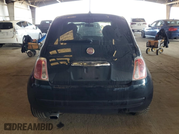 2013 FIAT 500 Pop with VIN 3C3CFFAR1DT754436, listed as a Copart auction lot 52235225 with 59,239 mi miles and Salvage Title. Bid and sale history available at carsss.com. Image 6.