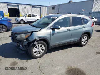 2012 Honda CR-V EX-L with VIN JHLRM4H73CC029115, listed as a Copart auction lot 63334585 with 133,138 mi miles and Salvage title. Bid and sale history available at DreamBid. Image 1.