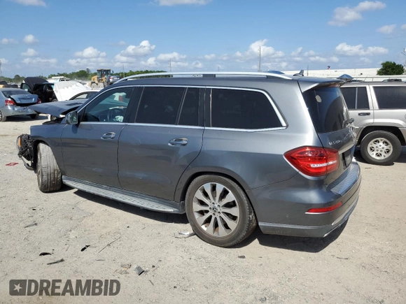 2017 Mercedes-Benz GLS with VIN 4JGDF6EE5HA920148, listed as a Copart auction lot 53545475 with 125,344 mi miles and Salvage Title. Bid and sale history available at carsss.com. Image 2.