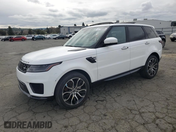 2022 Land Rover Range Rover Sport HSE Silver Edition with VIN SALWR2SU0NA203900, listed as a Copart auction lot 47750885 with 8,415 mi miles and Salvage title. Bid and sale history available at DreamBid. Image 1.