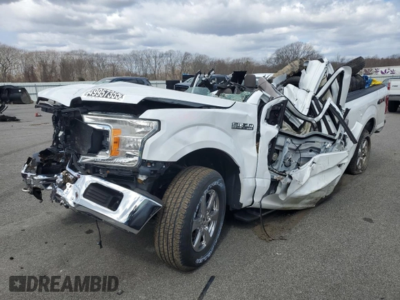 2018 Ford F-150 XL with VIN 1FTFX1E55JFA53517, listed as a Copart auction lot 49957355 with Not Provided miles and Clean Title. Bid and sale history available at DreamBid. Image 1.
