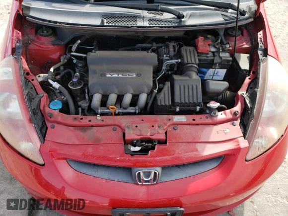 2007 Honda Fit with VIN JHMGD38457S067296, listed as a Copart auction lot 54094725 with 142,702 mi miles and Non Repairable. Bid and sale history available at carsss.com. Image 11.