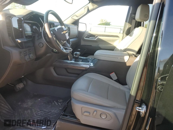 2023 Chevrolet Silverado 1500 LTZ with VIN 1GCUDGE80PZ134347, listed as a Copart auction lot 76155904 with 57,545 mi miles and Salvage Title. Bid and sale history available at carsss.com. Image 7.