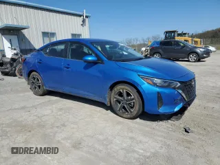 2025 Nissan Sentra SV z VIN 3N1AB8CV8SY260517, wystawiony jako Copart lot #54258465 z przebiegiem 3767 mil mil oraz Szkoda całkowita • Salvage title. Historia ofert i sprzedaży dostępna na DreamBid. Obrazek 4.