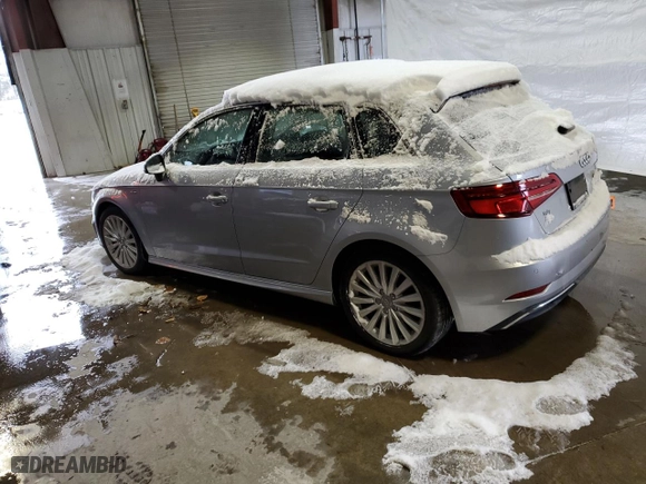 2017 Audi A3 Sportback e-tron Premium Plus with VIN WAUTPBFF0HA086574, listed as a Copart auction lot 87927745 with 0 mi miles and Salvage Title. Bid and sale history available at carsss.com. Image 2.