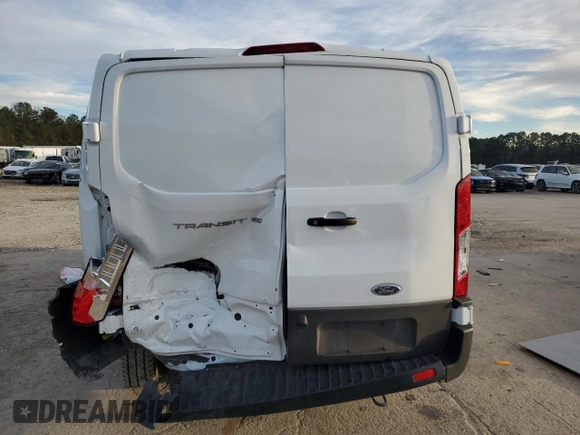 2023 Ford Transit Cargo with VIN 1FTYE1Y85PKB93653, listed as a Copart auction lot 47221395 with 11,048 mi miles and Salvage Title. Bid and sale history available at carsss.com. Image 6.