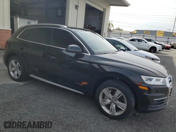 2019 Audi Q5 Premium Plus with VIN WA1BNAFY3K2076956, listed as a Copart auction lot 76381344 with 114,110 mi miles and Non Repairable. Bid and sale history available at carsss.com. Image 4.