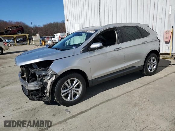 2019 Ford Edge SEL with VIN 2FMPK4J95KBC66981, listed as a Copart auction lot 50021845 with 44,804 mi miles and Salvage Title. Bid and sale history available at carsss.com. Image 1.