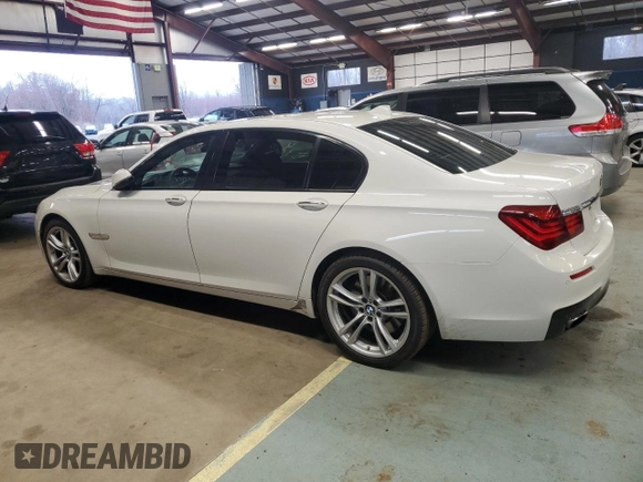 2015 BMW 7 Series 750Li with VIN WBAYE8C59FD782291, listed as a Copart auction lot 84537744 with 151,087 mi miles and Clean title. Bid and sale history available at DreamBid. Image 2.