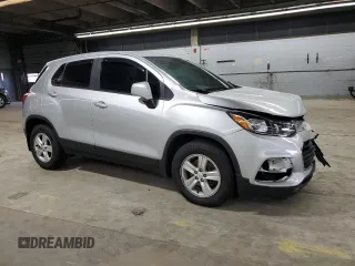 2020 Chevrolet Trax LS with VIN KL7CJKSB7LB327991, listed as a Copart auction lot 49324845 with 54,011 mi miles and Salvage Title. Bid and sale history available at DreamBid. Image 4.
