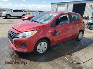 2024 Mitsubishi Mirage ES with VIN ML32AUHJ6RH020250, listed as a Copart auction lot 56391715 with 5,370 mi miles and Salvage title. Bid and sale history available at DreamBid. Image 1.
