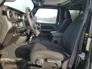 2022 Jeep Wrangler Unlimited Willys Sport with VIN 1C4HJXDN0NW207099, listed as a Copart auction lot 43395805 with 55,529 mi miles and Salvage Title. Bid and sale history available at DreamBid. Image 7.