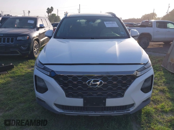 2020 Hyundai Santa Fe Limited with VIN 5NMS53ADXLH217959, listed as a IAAI auction lot 41941861 with 1 mi miles. Bid and sale history available at carsss.com. Image 6.