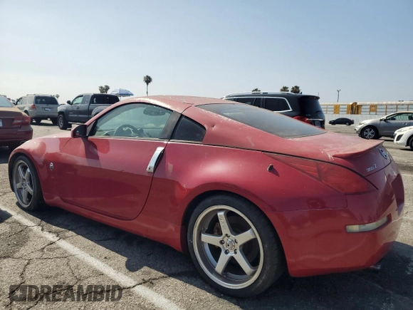 2003 Nissan 350Z Performance z VIN JN1AZ34D63T118262, wystawiony jako Copart lot #59956315 z przebiegiem Nie podano mil oraz Czysty tytuł • Clean title. Historia ofert i sprzedaży dostępna na DreamBid. Obrazek 2.