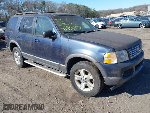 2003 Ford Explorer XLT with VIN 1FMZU73K03UB51320, listed as a IAAI auction lot 41906977 with Not Provided miles. Bid and sale history available at carsss.com. Image 1.
