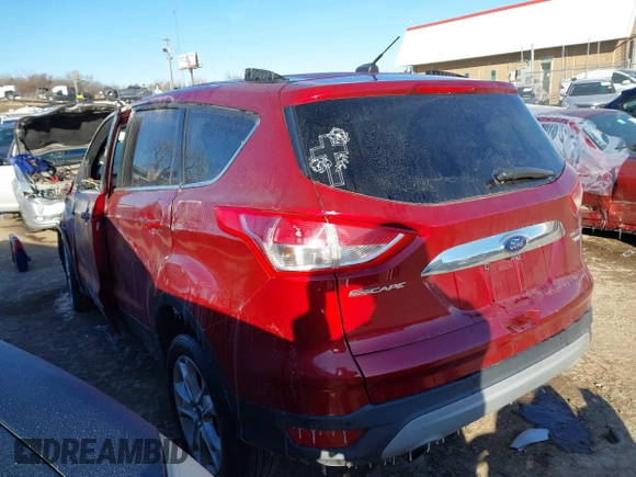 2014 Ford Escape Titanium with VIN 1FMCU9J98EUA77116, listed as a IAAI auction lot 41260418 with 153,831 mi miles. Bid and sale history available at carsss.com. Image 3.