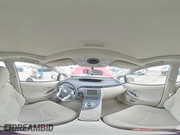 2010 Toyota Prius II with VIN JTDKN3DU7A0130285, listed as a Copart auction lot 53169605 with 212,909 mi miles and Salvage Title. Bid and sale history available at DreamBid. Image 12.