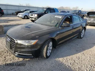 2015 Audi A6 Premium Plus with VIN WAUFGAFC9FN002304, listed as a Copart auction lot 48355075 with 135,163 mi miles and Salvage title. Bid and sale history available at DreamBid. Image 1.