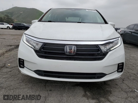 2021 Honda Odyssey Touring with VIN 5FNRL6H84MB027804, listed as a Copart auction lot 50535175 with 28,750 mi miles and Salvage Title. Bid and sale history available at carsss.com. Image 5.