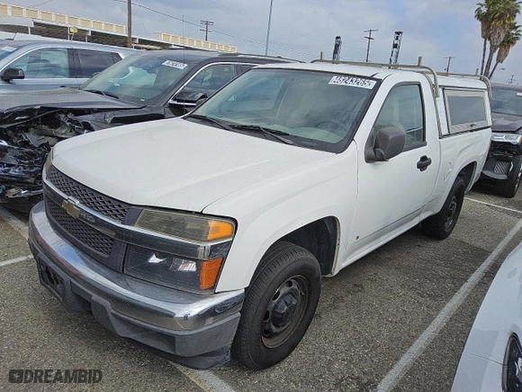 2008 Chevrolet Colorado Work Truck with VIN 1GCCS149088122540, listed as a Copart auction lot 48243265 with 208,926 mi miles and Clean Title. Bid and sale history available at carsss.com. Image 1.