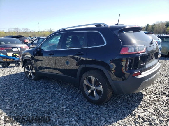 2019 Jeep Cherokee Limited with VIN 1C4PJMDX2KD239989, listed as a Copart auction lot 54590685 with 87,568 mi miles and Salvage title. Bid and sale history available at DreamBid. Image 2.