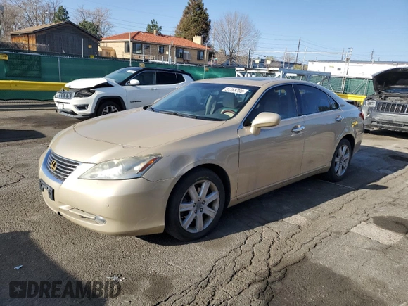 2009 Lexus ES with VIN JTHBJ46G192294879, listed as a Copart auction lot 51768795 with 130,798 mi miles and Salvage Title. Bid and sale history available at carsss.com. Image 1.