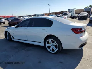 2018 BMW 7 Series 750i with VIN WBA7F0C53JGM23021, listed as a Copart auction lot 38758303 with 0 mi miles. Bid and sale history available at carsss.com. Image 2.